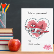 Funny Valentine’s Day for Kids School Aviation 