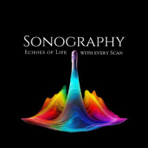 Sonographer-Colorful Ultrasound Waves