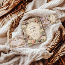 Neutral Fig Floral 1st Birthday