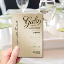 Corporate Business Gala Event Invitations