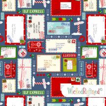 Kids Letters to Santa Christmas Pattern Set