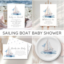 Sailing Boat Baby Shower