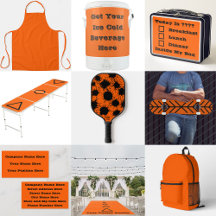 Bright True Orange Solid Color 