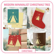 Modern Minimalist Christmas Tree Holiday Suite