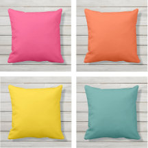 Solid Colour Outdoor Pillows