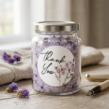 Purple Flower Stationery