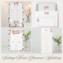 Wedding Vintage Botanical Set