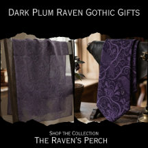 Dark Plum Raven Gothic Gifts
