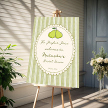 The perfect pair sage green stripes pear bridal