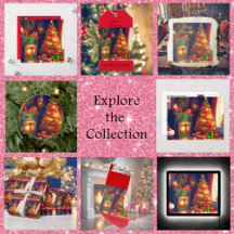 Traditionally Vintage style Christmas tree