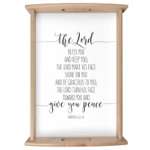 Bible verse serving trays