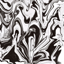Black & white liquified marble abstract designs 