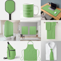 Pistachio Nut Green Solid Color