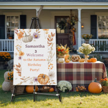 Cozy Autumn Harvest Birthday Collection