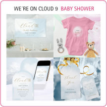 We´re on Cloud 9 Baby Shower