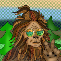 Retro Bigfoot Pop Art