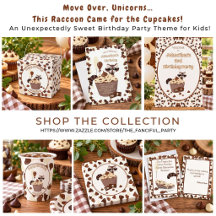Raccoon’s Sweet Treats Birthday Collection