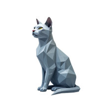 Geometric house animals