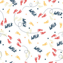 Walking Together: Adventure Footprint Pattern