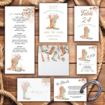 Western Floral Cowboy Boots