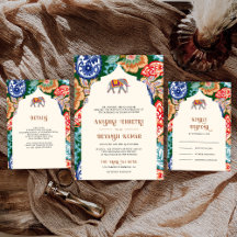 Indian Folk Art Elephant Wedding Suite