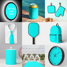 Cyan Blue Green Turquoise Solid Color