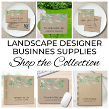 Landscape Designer Rustic Business Collection