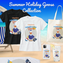 Summer Holiday Goose – Personalized Retro Gifts
