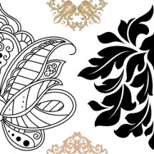 Damask Wrapping Paper