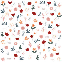 Modern Cute Aesthetic Flower Pattern