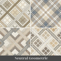 Neutral Colors Geometric Home Decor