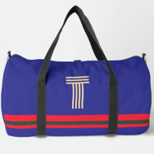 Personalize Duffle Bags With Your Initial