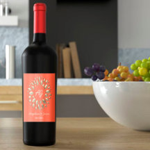 Modern Coral and Gold Wedding