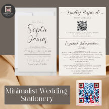 Minimalist Wedding Stationery