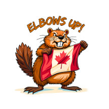 Elbows UP!  Beaver Flag