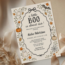 A Little Boo Halloween Baby Shower