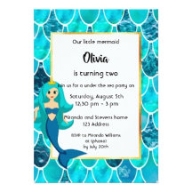 Mermaid - Under the Sea Birthday Party