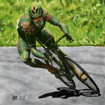 Orc Cyclist Bike Racing