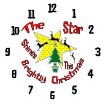 The star shines brightly this Christmas