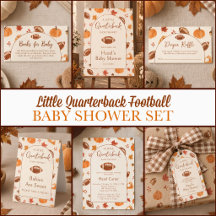 Little Quarterback Football Baby Shower Collection