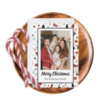 Reindeer Sleigh Christmas Pine Trees Collection