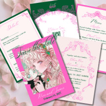 Kawaii Gothic Cat Wedding Suite