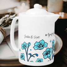 Wedding Anniversary Teapots and China Mugs
