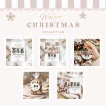 Rustic Howdy Christmas Cowboy Hat Family