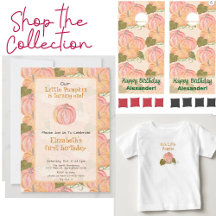 Our Little Pumpkin Is Turning One First Birthday 