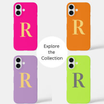 Personalized Modern Monogram phone cases