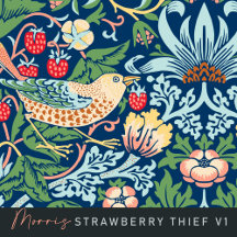 William Morris - Strawberry Thief V1