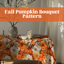 Fall Pumpkin Bouquet Pattern