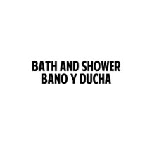 Bath and  Shower,  Baño y Ducha