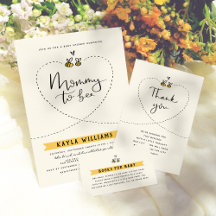 Rustic Mommy To Bee Gender Neutral Baby Shower